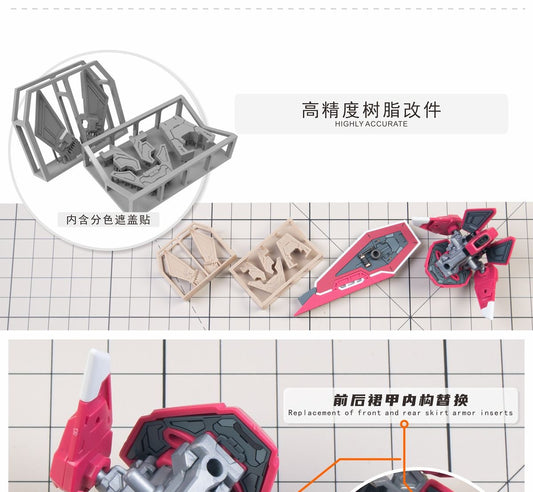 (TAS Studio) Conversion GK Parts for HG 1/144 ZGMF-X191M2 Infinite Justice Gundam Type II [Un-Painted/Un-Colored]