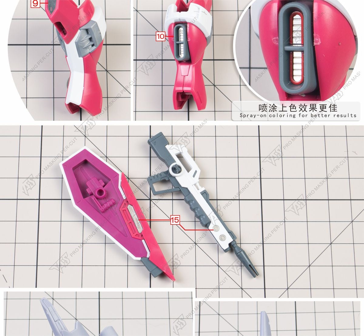 (TAS Studio) Metal Etching Parts for HG 1/144 ZGMF-X191M2 Infinite Justice Gundam Type II