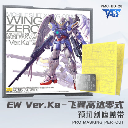 (TAS Studio) Pre-cut Masking Types for MG 1/100 Wing Gundam Zero EW Ver. Ka