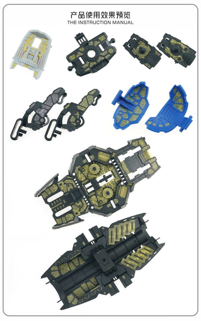 (TAS Studio) Pre-cut Masking Types for Solomon MG 1/100 Physalis GP02
