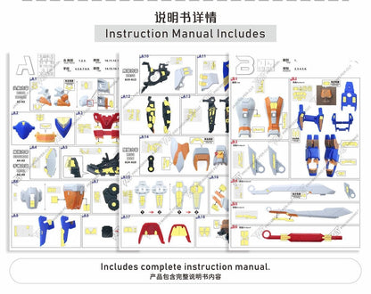 (TAS Studio) Pre-cut Masking Types for Fat Cat Studio 1/100 scale RG God Gundam