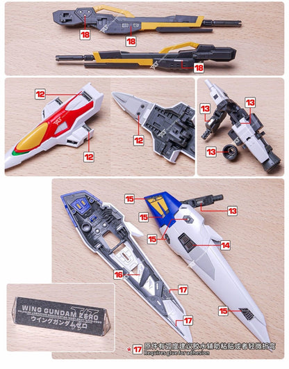 (TAS Studio) Metal Etching Parts for RG WINGGUNDAM ZERO