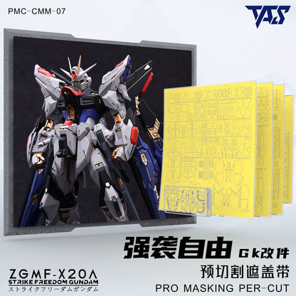 (TAS Studio) Pre-cut Masking Types for Fortune Meow’s 1/100 Strike Freedom Gundam Conversion Kit
