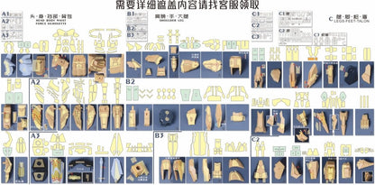 (TAS Studio) Pre-cut Masking Types for YJL 1/100 Force Impulse Gundam Conversion Kit