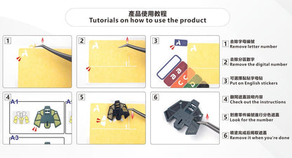 (TAS Studio) Pre-cut Masking Types for Fortune Meow's 1/100 Nu Gundam Conversion Kit Standard Version