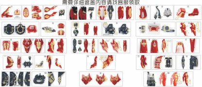 (TAS Studio) Pre-cut Masking Types for Takumi Studio UC-01 MG 1/100 Sinanju Armor Conversion Kit