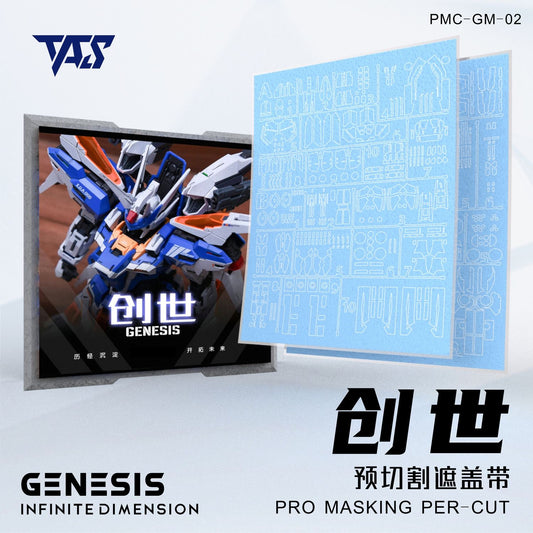 (TAS Studio) Pre-cut Masking Types for Infinite Dimension 1/100 Genesis