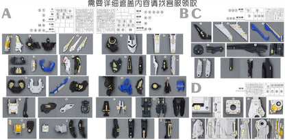 (TAS Studio) Pre-cut Masking Types for Infinite Dimension 1/100 Genesis