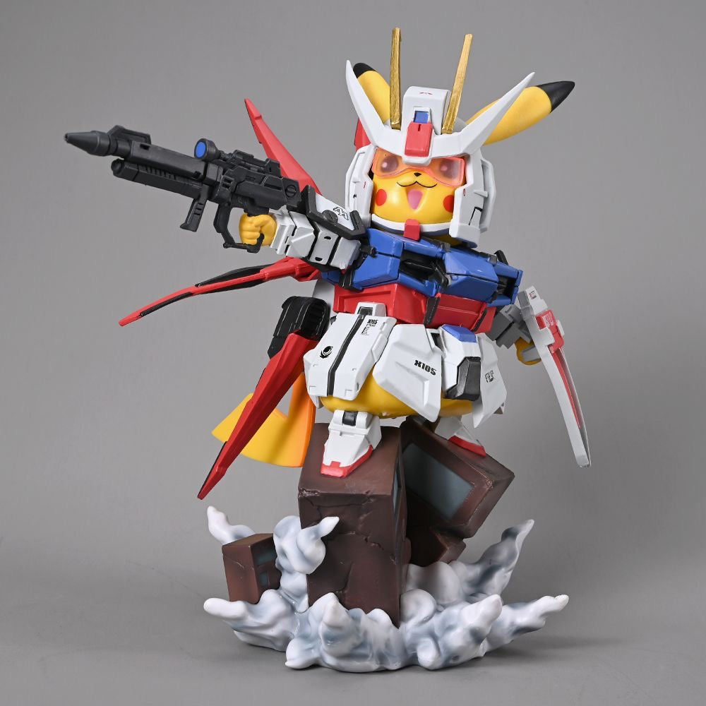 Pokemon X Gundam Action Figure - Aile Strike Pikachu