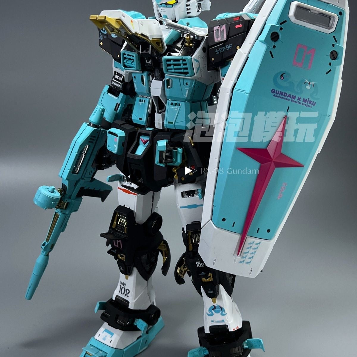 (Bubble Studio) Daban 1/60 Scale PG Unleashed RX-78-2 Customized Version Miku