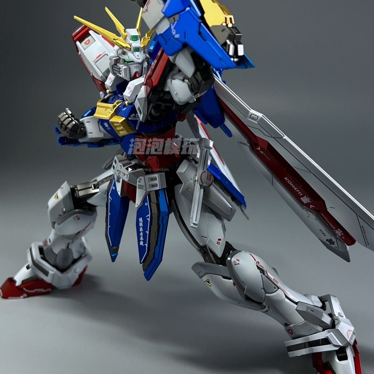 Bubble Studio Customized Paint [Metallic Version] Fat Cat Studio 1/100 scale RG God Gundam