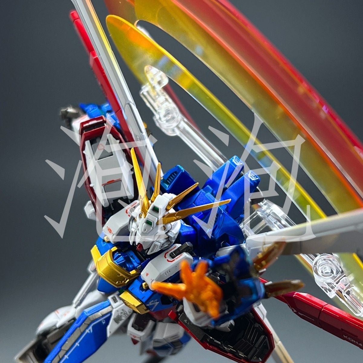 Bubble Studio Customized Paint [Metallic Version] Fat Cat Studio 1/100 scale RG God Gundam