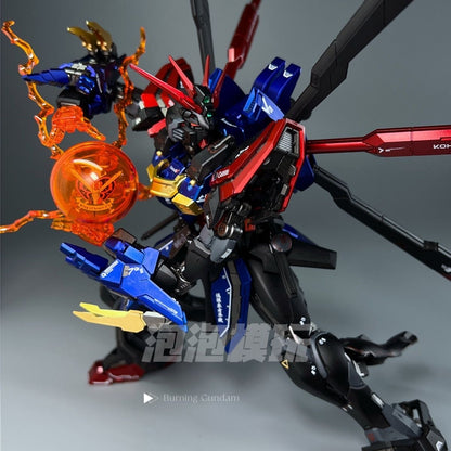 Bubble Studio Customized Paint [Metallic Black Version] Fat Cat Studio 1/100 scale RG God Gundam