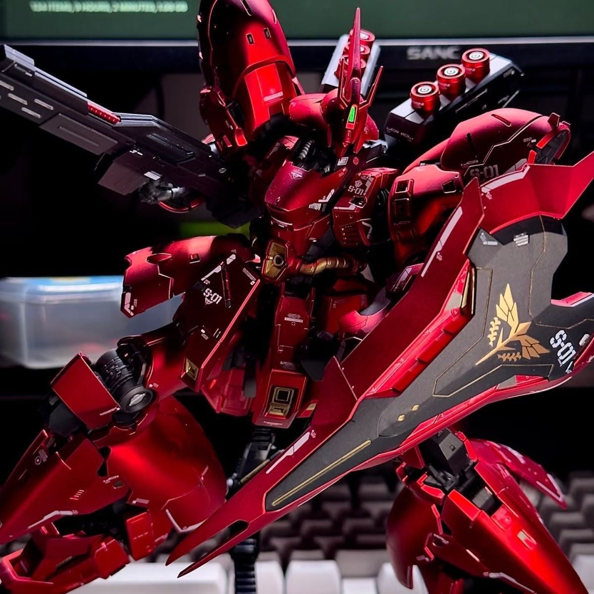 Bubble Studio Customized Paint [High Quality Matt Metallic Version] SH RG Sazabi