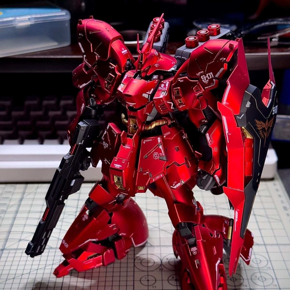 Bubble Studio Customized Paint [High Quality Matt Metallic Version] SH RG Sazabi