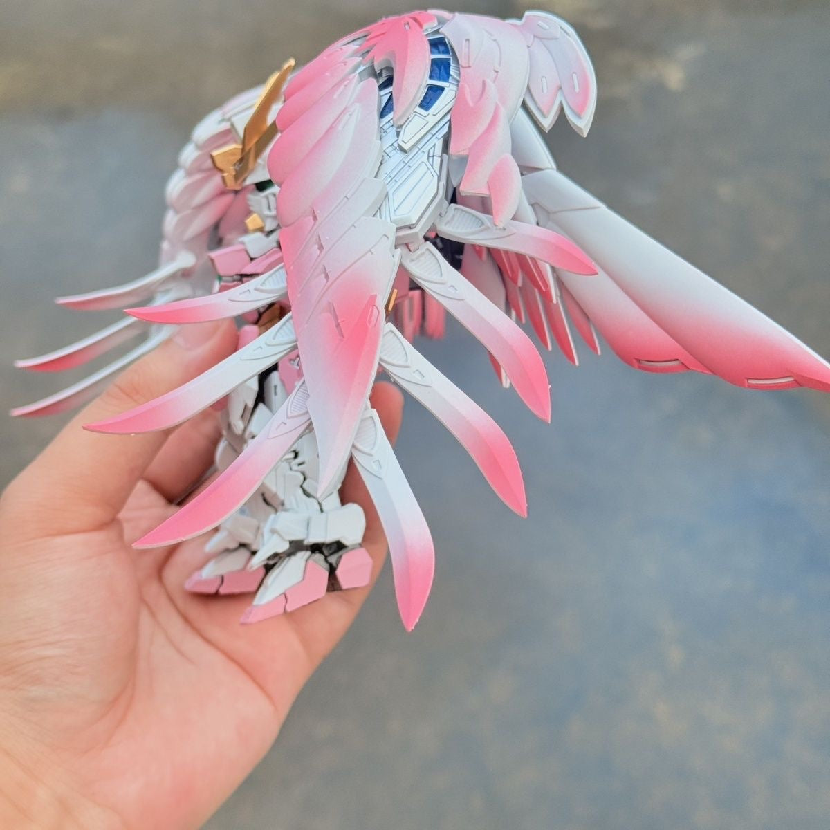 Bubble Studio Customized Paint [Cherry Blossom Version] Changlong MGSD Wing Zero Gundam
