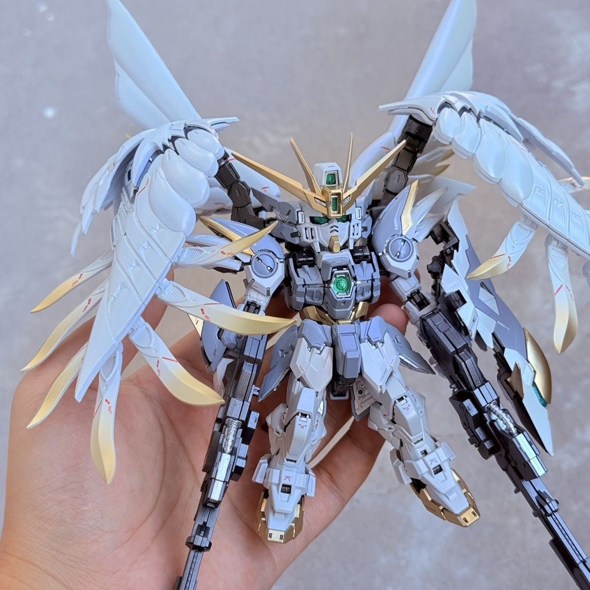Bubble Studio Customized Paint [Snow White Prelude Version] Changlong MGSD Wing Zero Gundam
