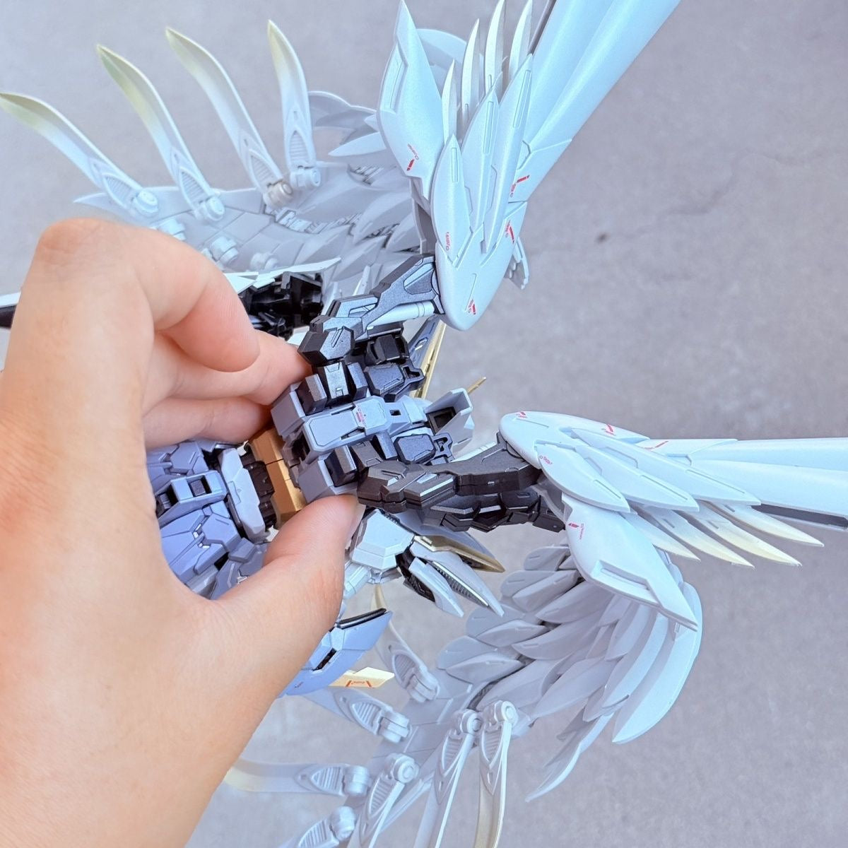 Bubble Studio Customized Paint [Snow White Prelude Version] Changlong MGSD Wing Zero Gundam