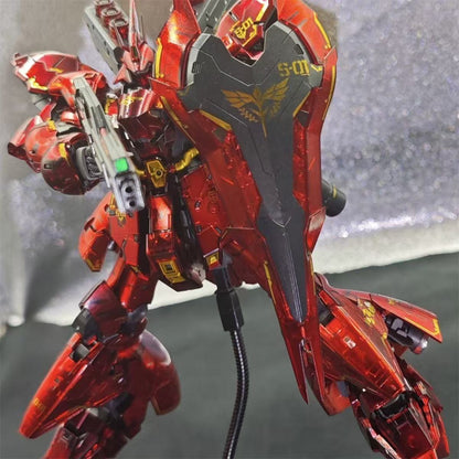 SH Studio RG Sazabi Clear Armor Plated Coating Version (Third Party)