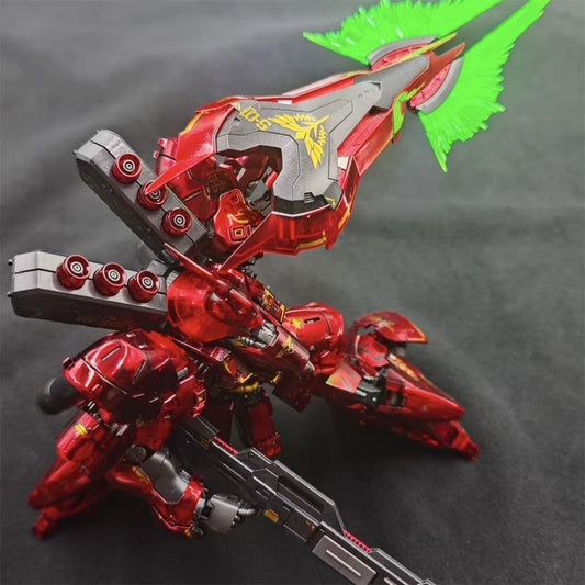 SH Studio RG Sazabi Clear Armor Plated Coating Version (Third Party)