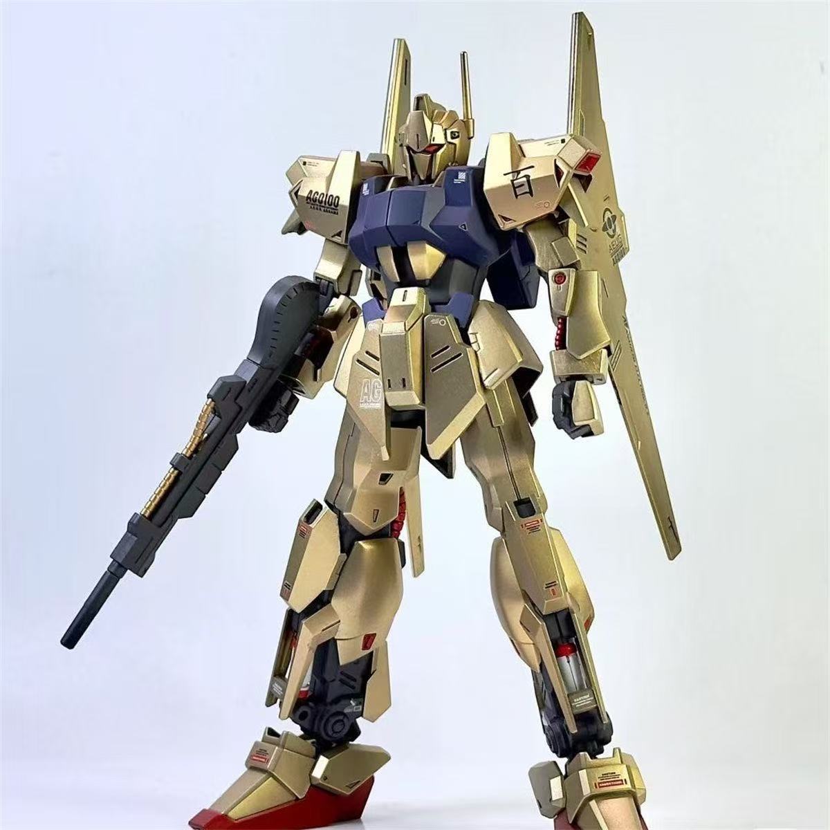 WMH Studio HG Hyaku Shiki Revive 1/144 - Champagne Gold Coating (Third Party)