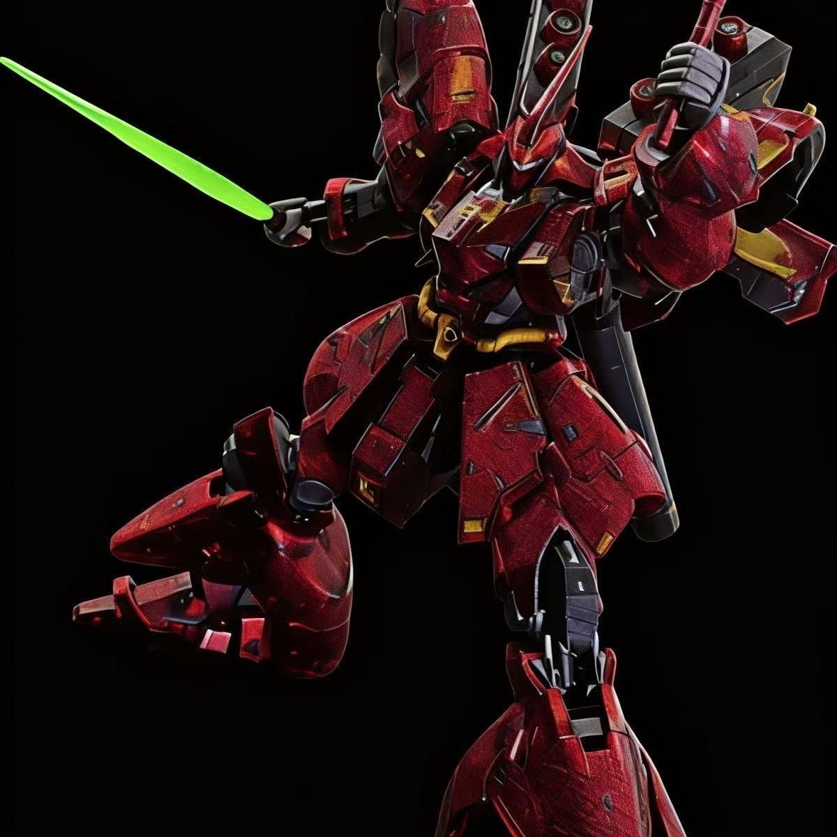 GG RG Sazabi Clear Armor Plated Coating Version (Third Party)