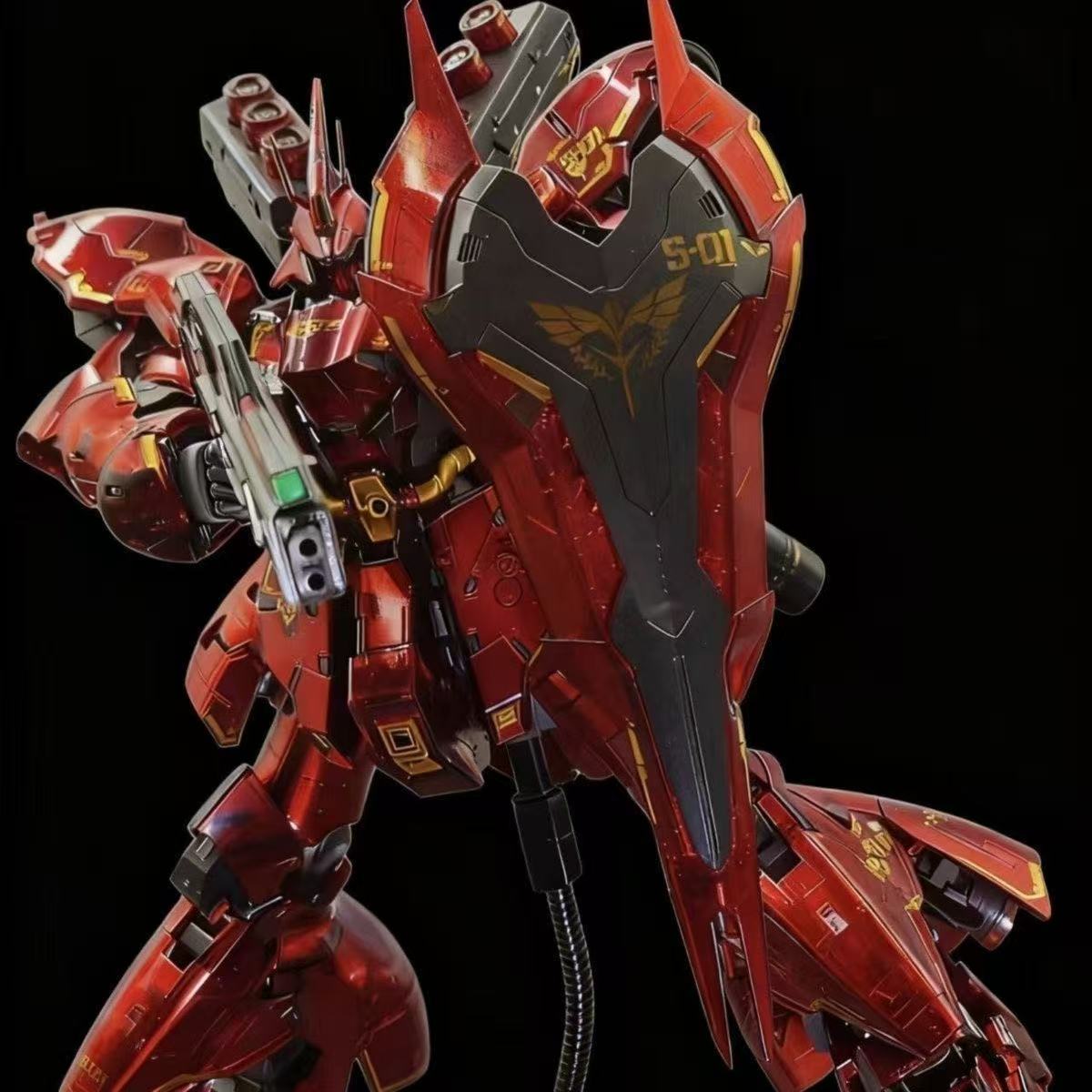 GG RG Sazabi Clear Armor Plated Coating Version (Third Party)