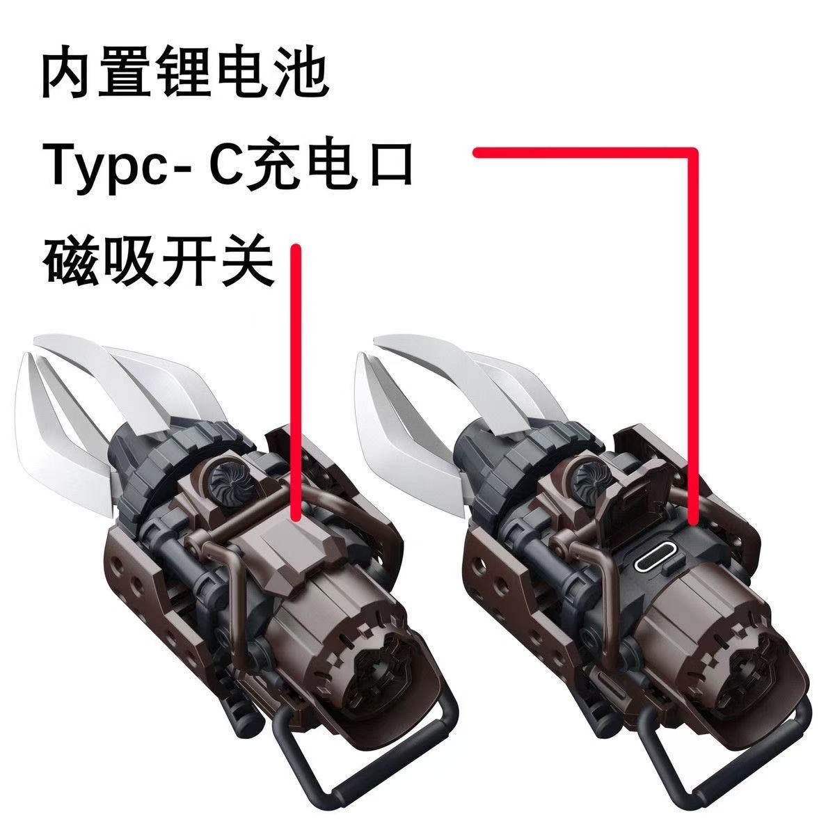 (Pre-Order) Spicy Seafood Studio 1/100 MG Zgok / Acguy Electric Spininng Movement Expansion Unit - Grey Ver. (ETA: Q1 2026)