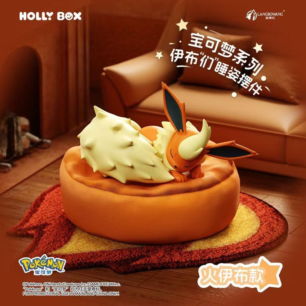 Langbowang Pokemon Sleeping Eevee Series Blind Box Figure - Sylveon (Confirmed Style)