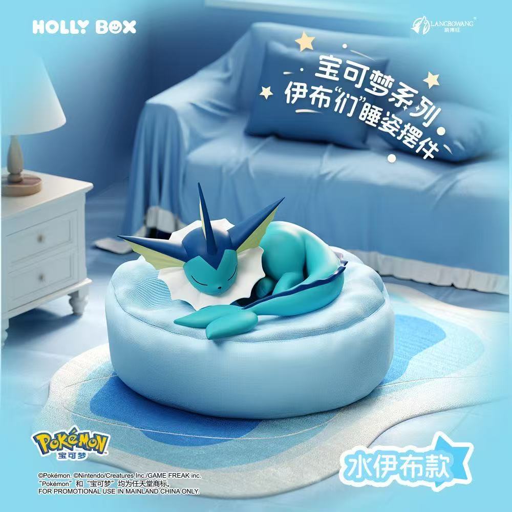 Langbowang Pokemon Sleeping Eevee Series Blind Box Figure - Sylveon (Confirmed Style)