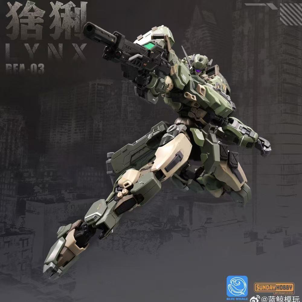(Pre-Order) MJZ Blue Whale x Sunday Hobby 1/100 REA-03 LYNX Model Kit (ETA: Q1 2026)