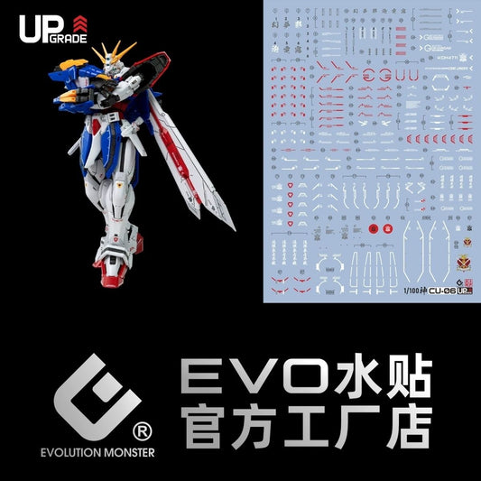 EVO Decals for Fat Cat Studio 1/100 scale RG God Gundam