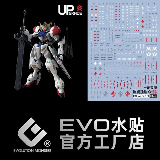 MG 1/100 GUNDAM BARBATOS LUPUS EVO Water Decal