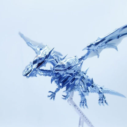 Kaiba Industry Figure-rise Standard Amplified Blue Eyes White Dragon (with 3 Heads Resin Kit) Metallic Blue Version