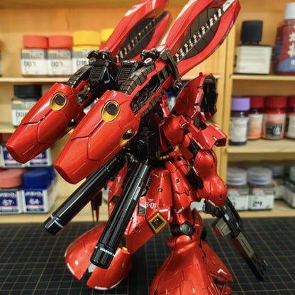 (Pre-Order) GG RG MSN-04FF Sazabi 1/144 [Fukuoka/Side-F] Clear Armor Plated Coating Version (Third Party) (Delivery in 4-5 weeks)