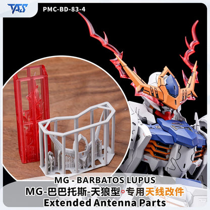 (TAS Studio) Extended Antenna Parts for MG Barbatos Lupus (Semi-Colored)