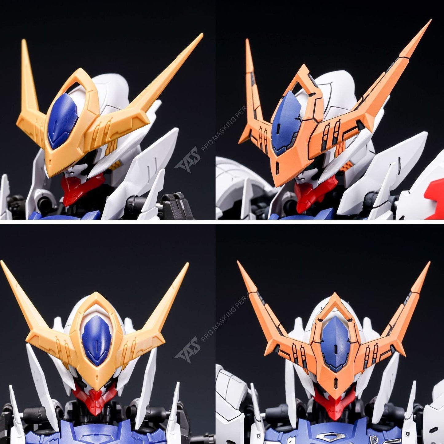 (TAS Studio) Extended Antenna Parts for MG Barbatos Lupus (Semi-Colored)