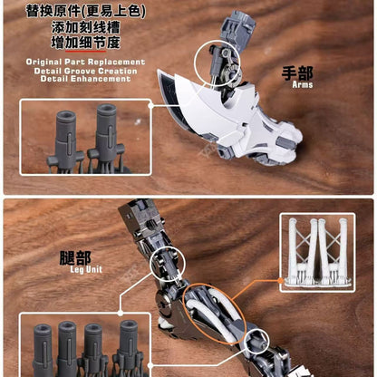 (TAS Studio) Detail Upgrade Conversion Kits for Wolf Technologies 1/100 Metal Frame Barbatos Kit