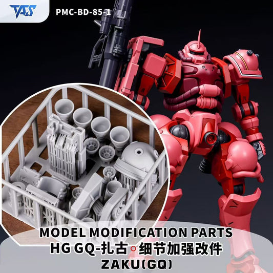 (TAS Studio) Model Modification Parts for 1/144 HG Zaku (GQ) [Uncolored]