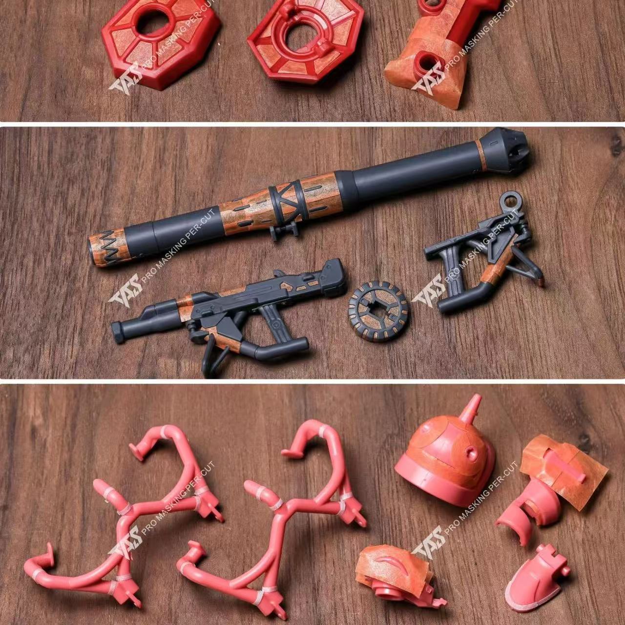 (TAS Studio) Pre-Cut Masking Tape for 1/144 HG Zaku (GQ)