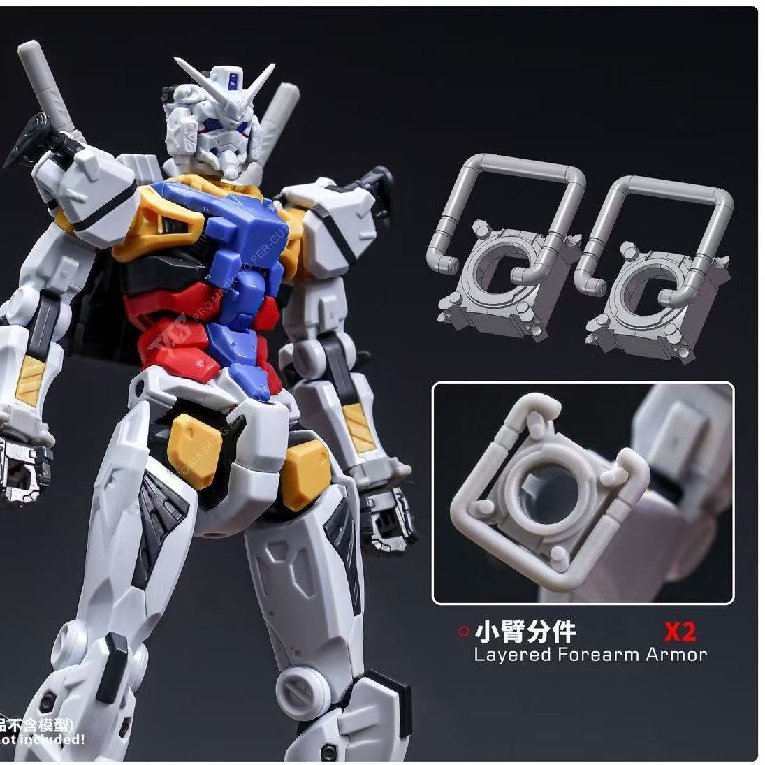(TAS Studio) Model Modification Parts for 1/144 HG Red / White Gundam (GQ) [Uncolored]
