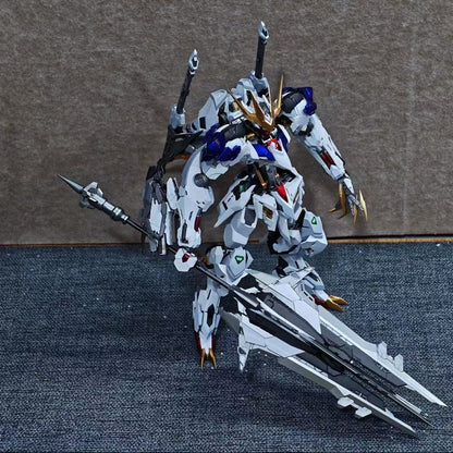 YX Studio Customized Paint Lunavor 1/100 scale Gundam Barbatos Lupus Rex Metallic Coating (Third Party, Not Original Bandai Kit Used)
