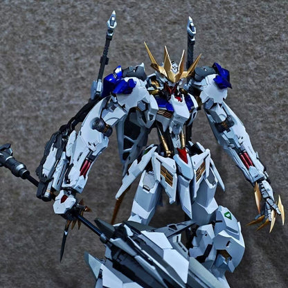 YX Studio Customized Paint Lunavor 1/100 scale Gundam Barbatos Lupus Rex Metallic Coating (Third Party, Not Original Bandai Kit Used)
