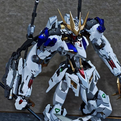 YX Studio Customized Paint Lunavor 1/100 scale Gundam Barbatos Lupus Rex Metallic Coating (Third Party, Not Original Bandai Kit Used)