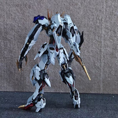 YX Studio Customized Paint Lunavor 1/100 scale Gundam Barbatos Lupus Rex Metallic Coating (Third Party, Not Original Bandai Kit Used)