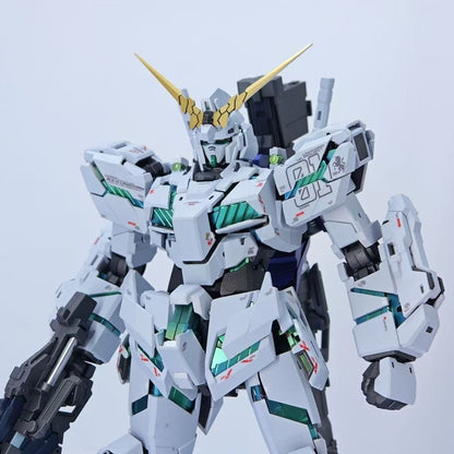 YX Studio Customized Paint Divine Beast 1/100 MGEX Unicorn Gundam Metal Composite Style Coating (Third Party, Not Original Bandai Kit Used)