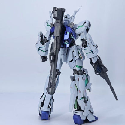 YX Studio Customized Paint Divine Beast 1/100 MGEX Unicorn Gundam Metal Composite Style Coating (Third Party, Not Original Bandai Kit Used)