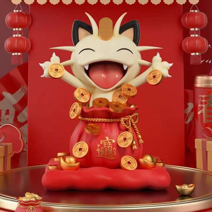 Fortune Meowth Desktop Statue Standard Version (Third Party)