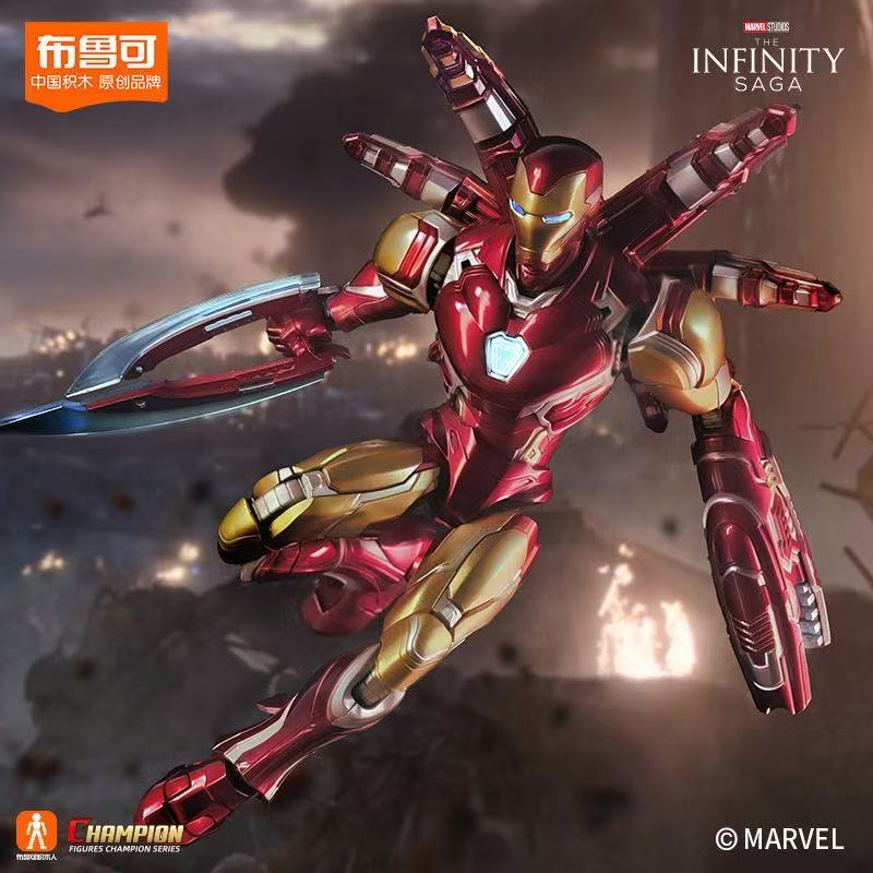 Blokees x Marvel Infinity Saga Champion Class CC01 Iron Man MK85 Model Kit