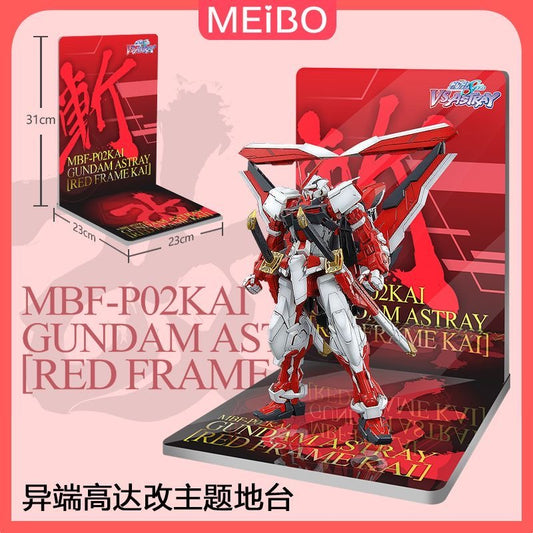 Meibo Acrylic Staging Base for MG 1/100 Gundam Astray Red Frame Kai (Model Kit not Included)